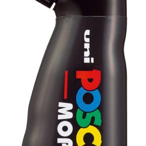 Posca MOP'R PCM-22 Boîte de 4 marqueurs permanents multi-surfaces Pointe ronde XXL Noir 3-19 mm