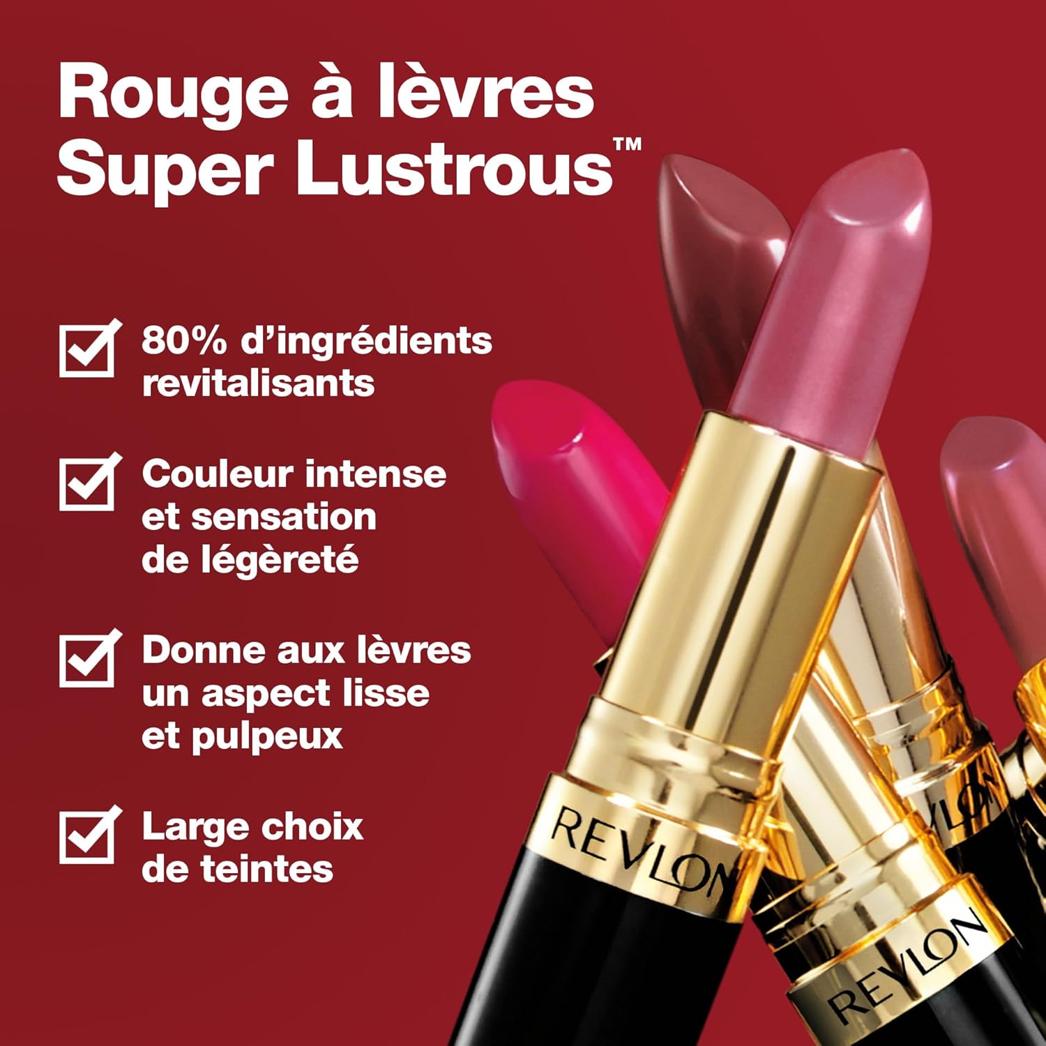 REVLON Super Lustrous — Rouge à lèvres Pearl 467 Plum Baby – Image 2
