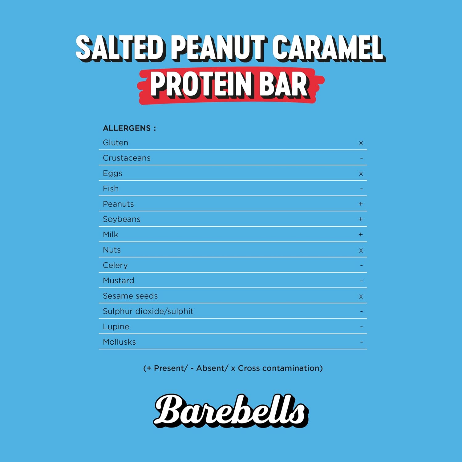 BAREBELLS Soft Bar — Barres protéinées x12 55g Salted Peanut – Image 5