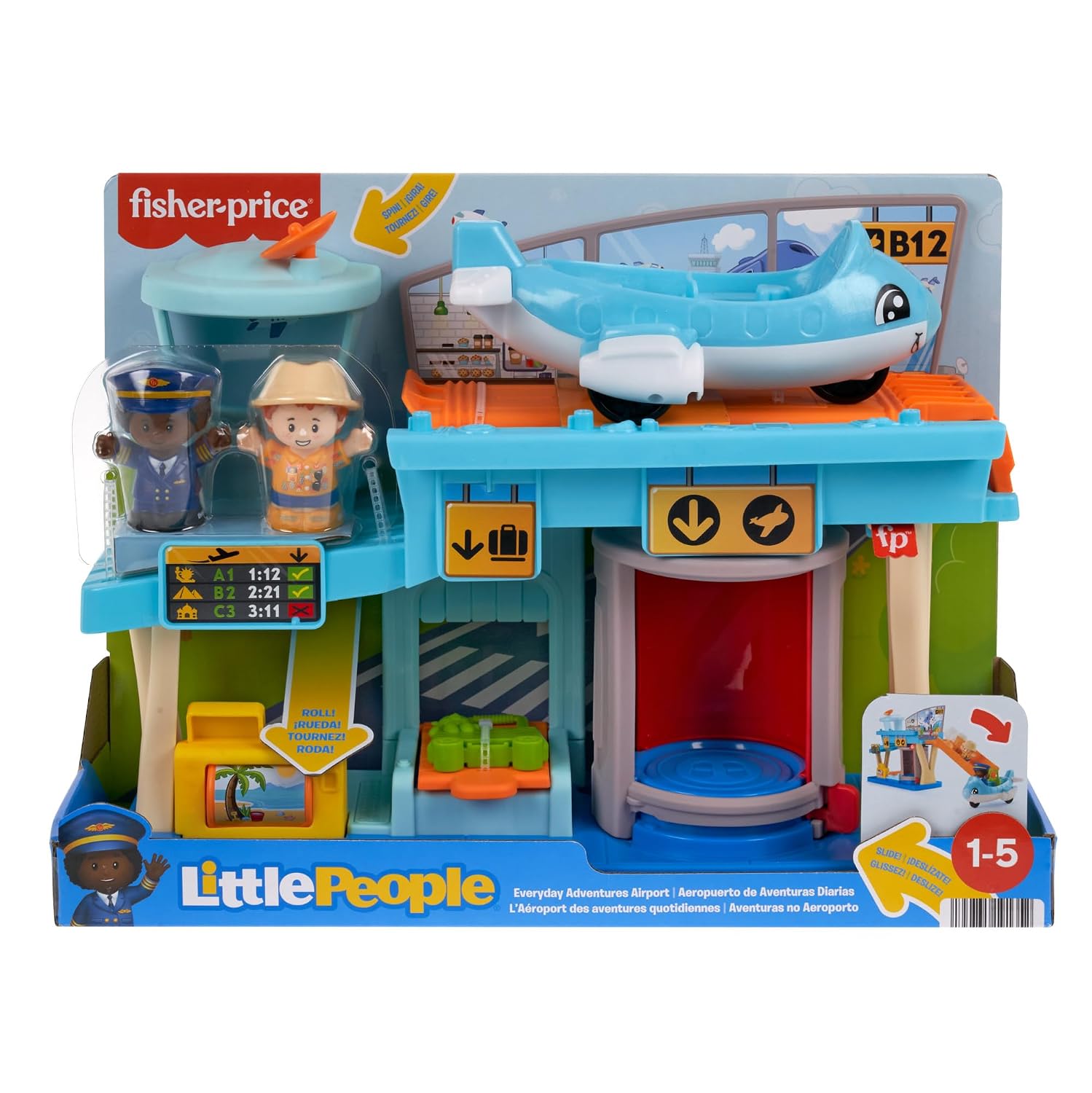 FISHER-PRICE Little People — Coffret Aéroport Interactif – Image 5