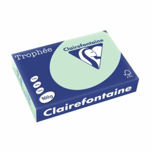 Clairefontaine Trophee Ramette de 250 feuilles papier couleur 160 g A4 Vert