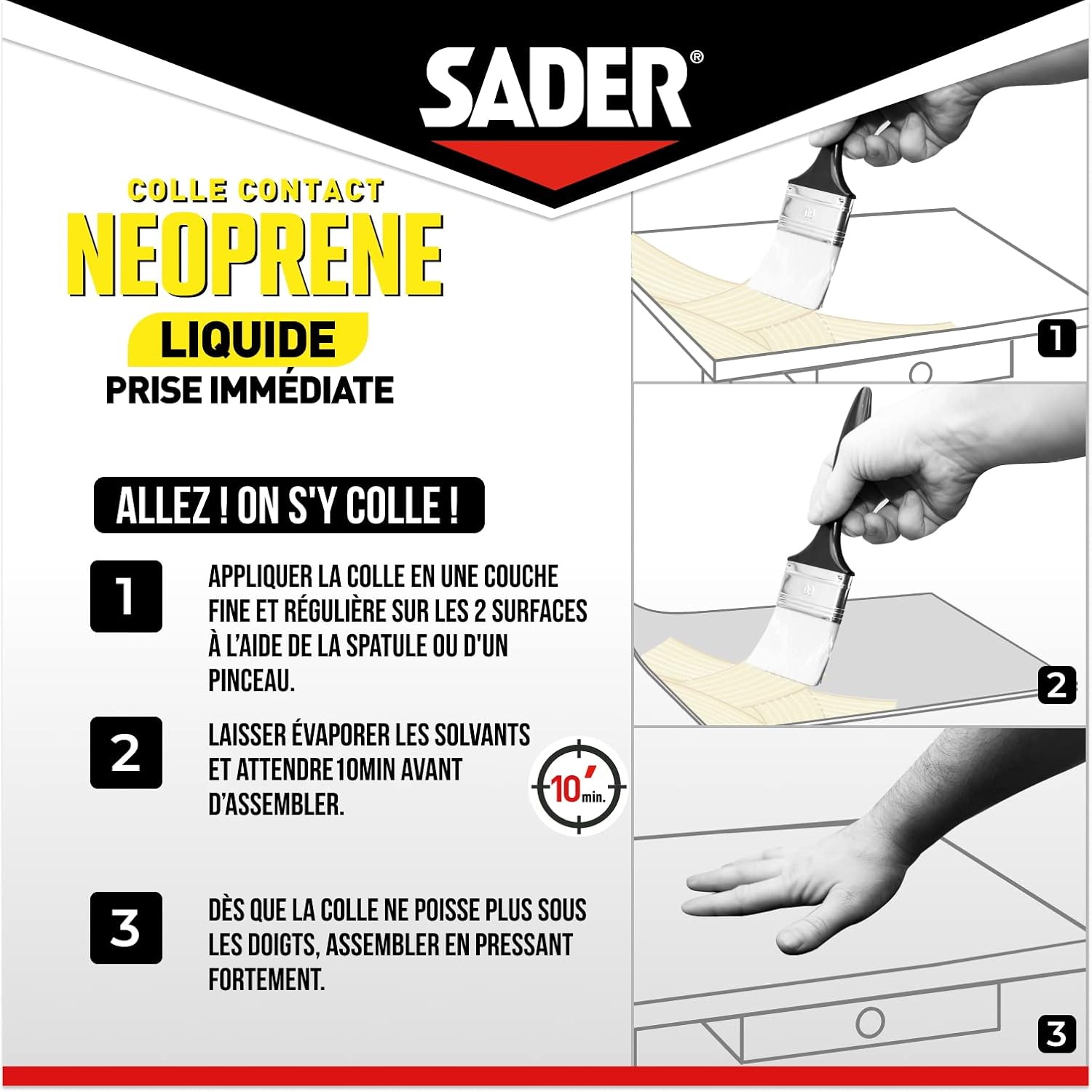 SADER — Colle Contact Néoprène Liquide 250 ml – Image 5