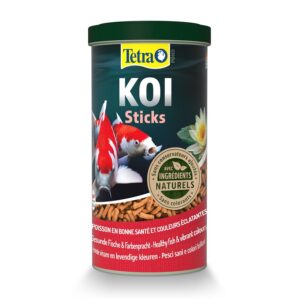 Tetra Pond Koï - Aliment Complet Premium pour Carpes Koï de Bassin – Activateur Naturel de Couleurs - Enrichi en Oligo-éléments, Vitamines essentiels, Caroténoïdes – Hautement digestible - 1 L