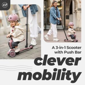 Alternative view of SCOOT & RIDE Highwaykick 1 Push and Go — Trottinette 2 en 1 Wildberry