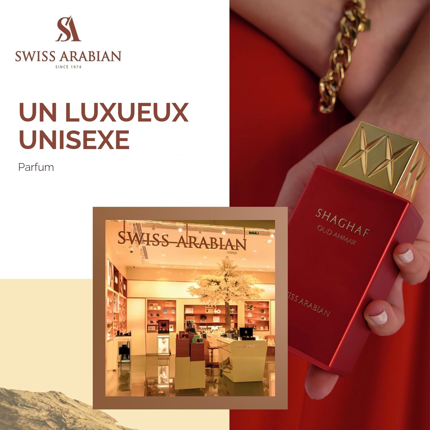 SWISS ARABIAN Shaghaf Oud Ahmar — Eau de Parfum mixte 75 ml – Image 2