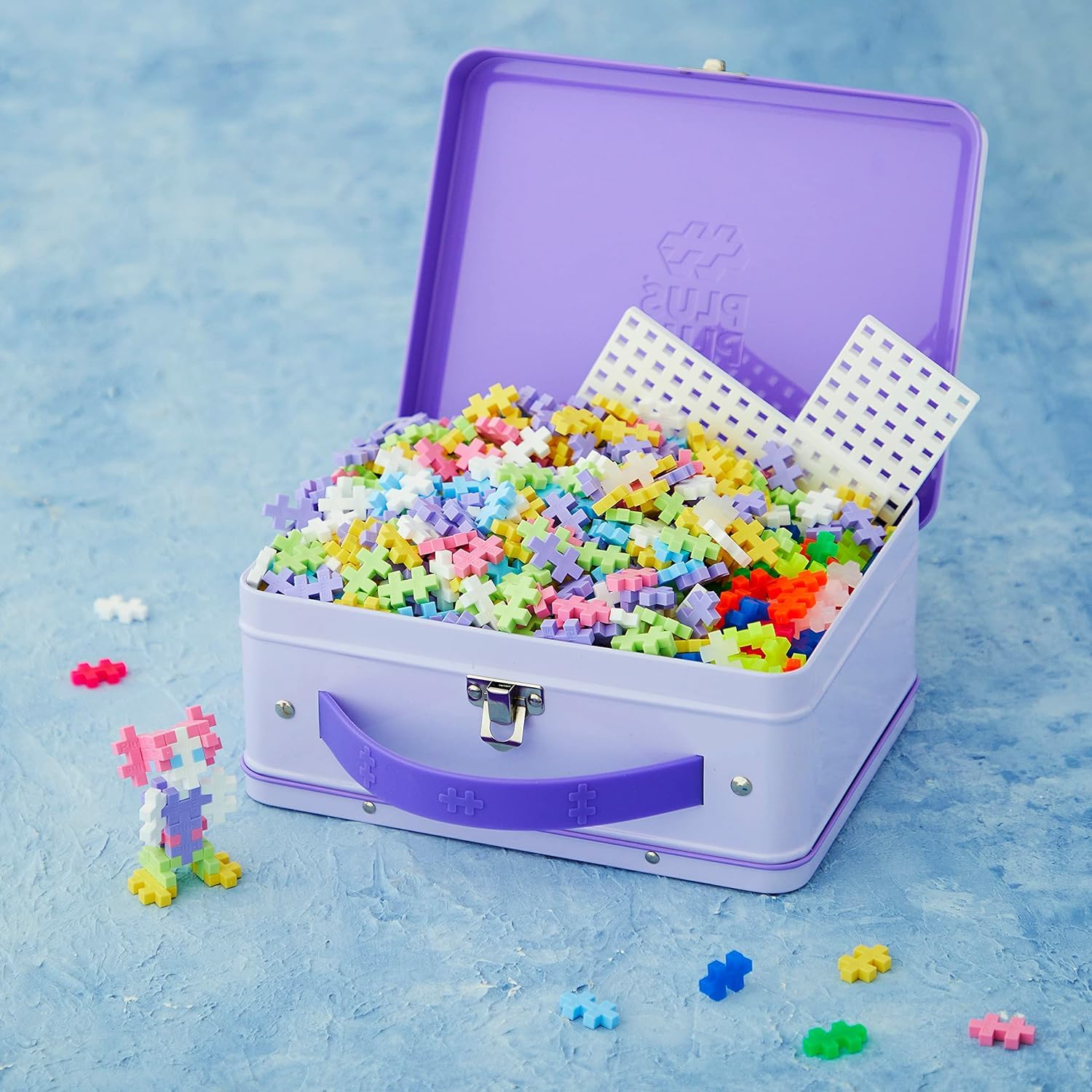 PLUS PLUS — Valisette 600 Briques de Construction Multicolores – Image 3