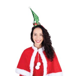 Alternative view of P'TIT CLOWN — Serre-tête de Noël Adulte Lutin Flexible