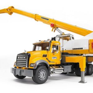 Alternative view of BRUDER 02818 — Camion-grue Mack Granite Liebherr