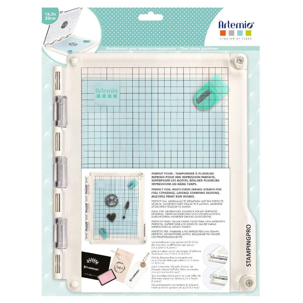 Artemio 18002120 Presse de précision pour tampons transparents StampingPro - A5