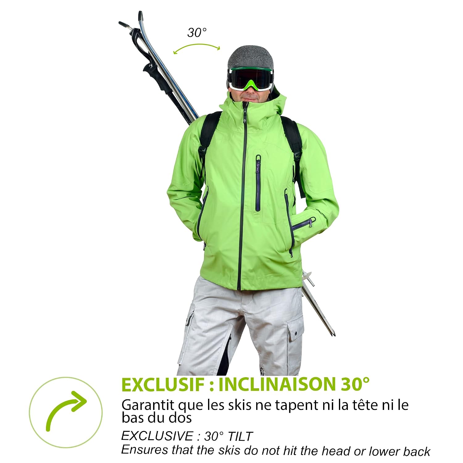 WANTALIS SKIBACK — Porte-skis Adulte Standard Noir – Image 5