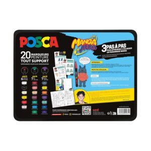 Alternative view of POSCA Manga Hero — Set de 20 Marqueurs Acryliques