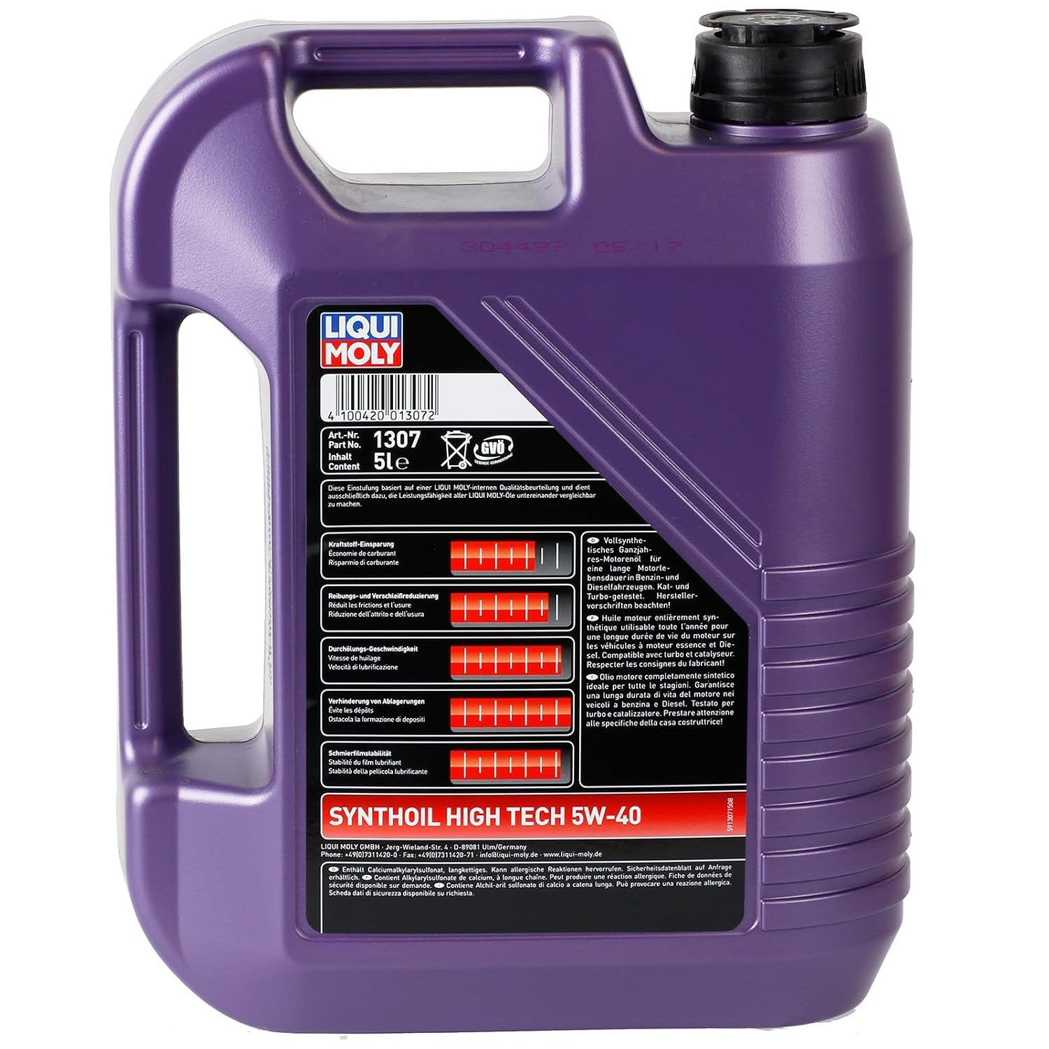 Liqui Moly Leichtlauf High Tech 5W-40 – Image 3