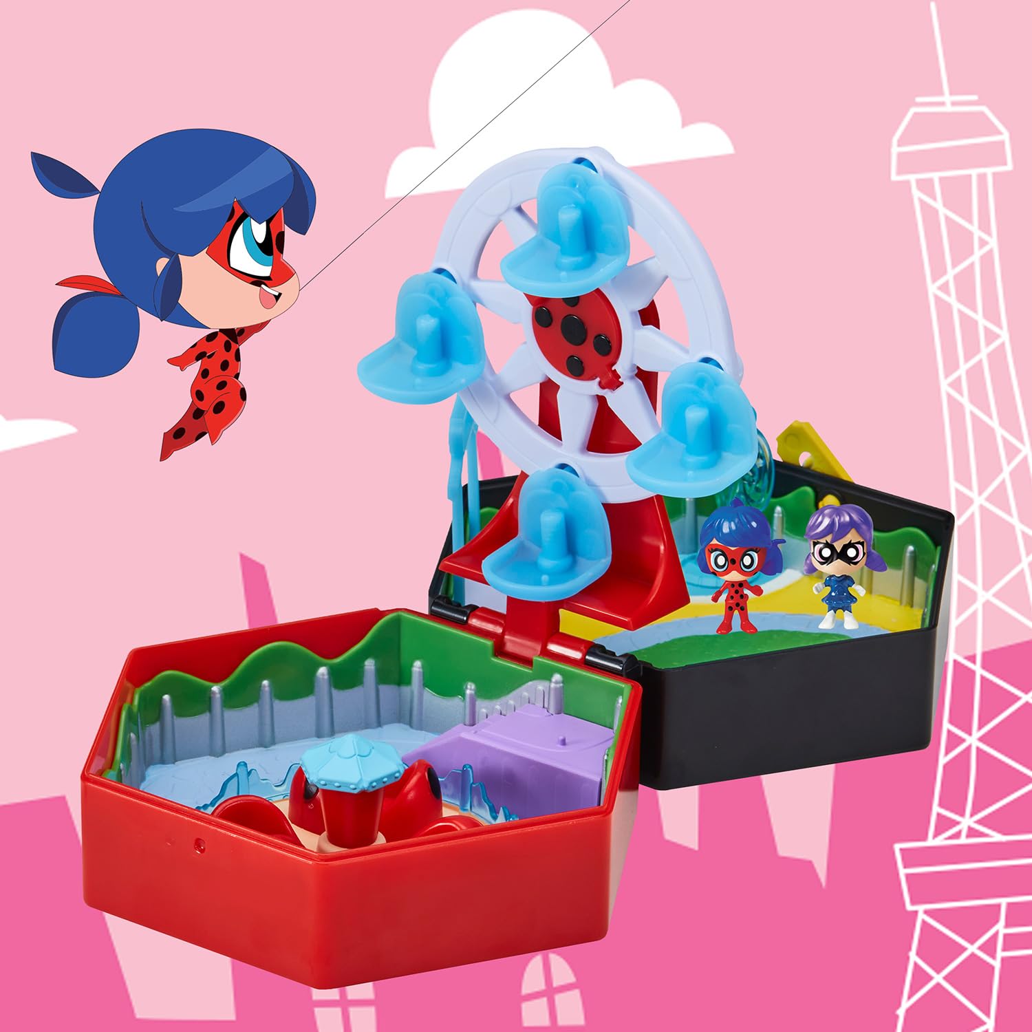 BANDAI Miraculous Ladybug — Mini univers chibi parc d’attractions – Image 6