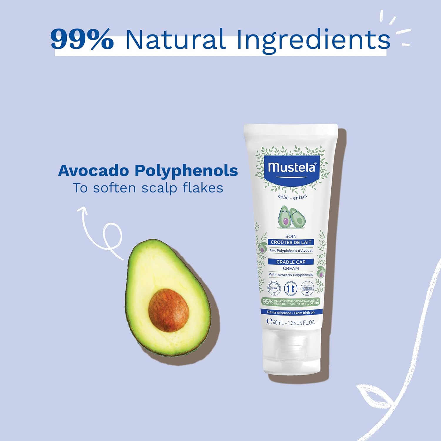 MUSTELA — Traitement Croûtes de Lait 40ml – Image 3