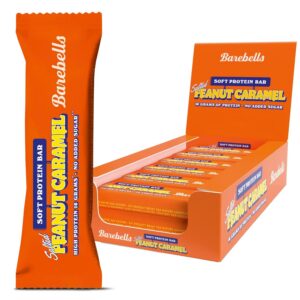 Barebells | Soft Protein Bar (55g) | Barres protéinées | Collation protéinée et gourmande - Salted Caramel Peanut