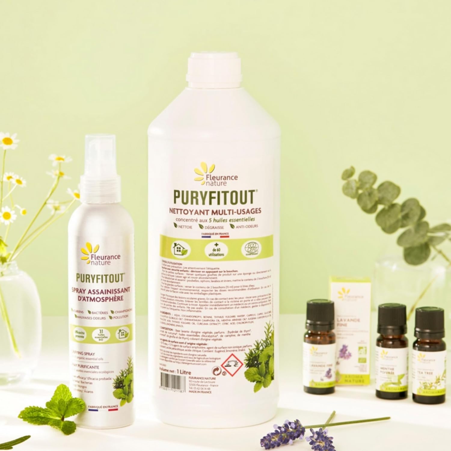 FLEURANCE NATURE Puryfitout — Détergent multi-usages 1 L – Image 3