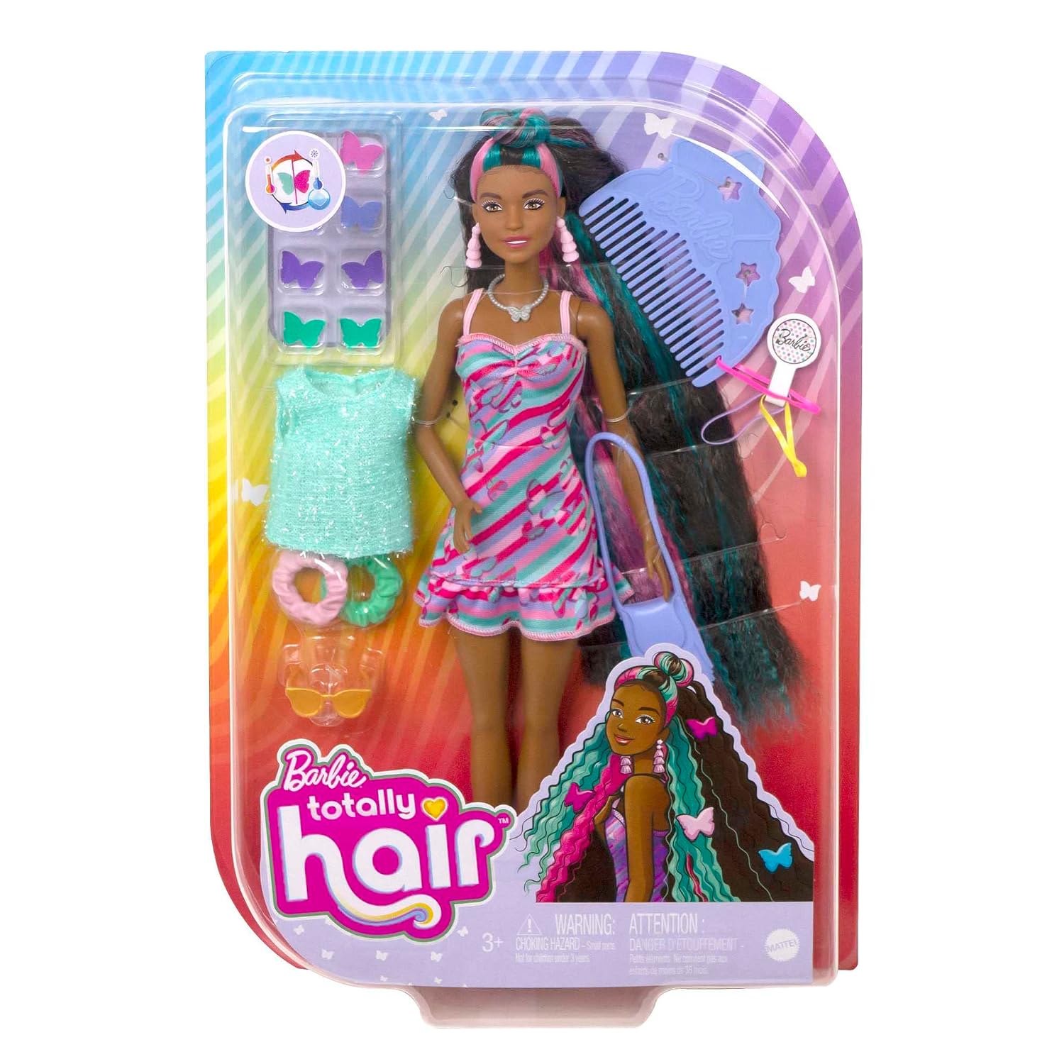 BARBIE — Poupée Ultra Chevelure thème Papillons – Image 5