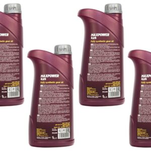 Alternative view of MANNOL Maxpower 4x4 75W-140 API GL 5 LS Huile de transmission 4 pièces de 1 litre
