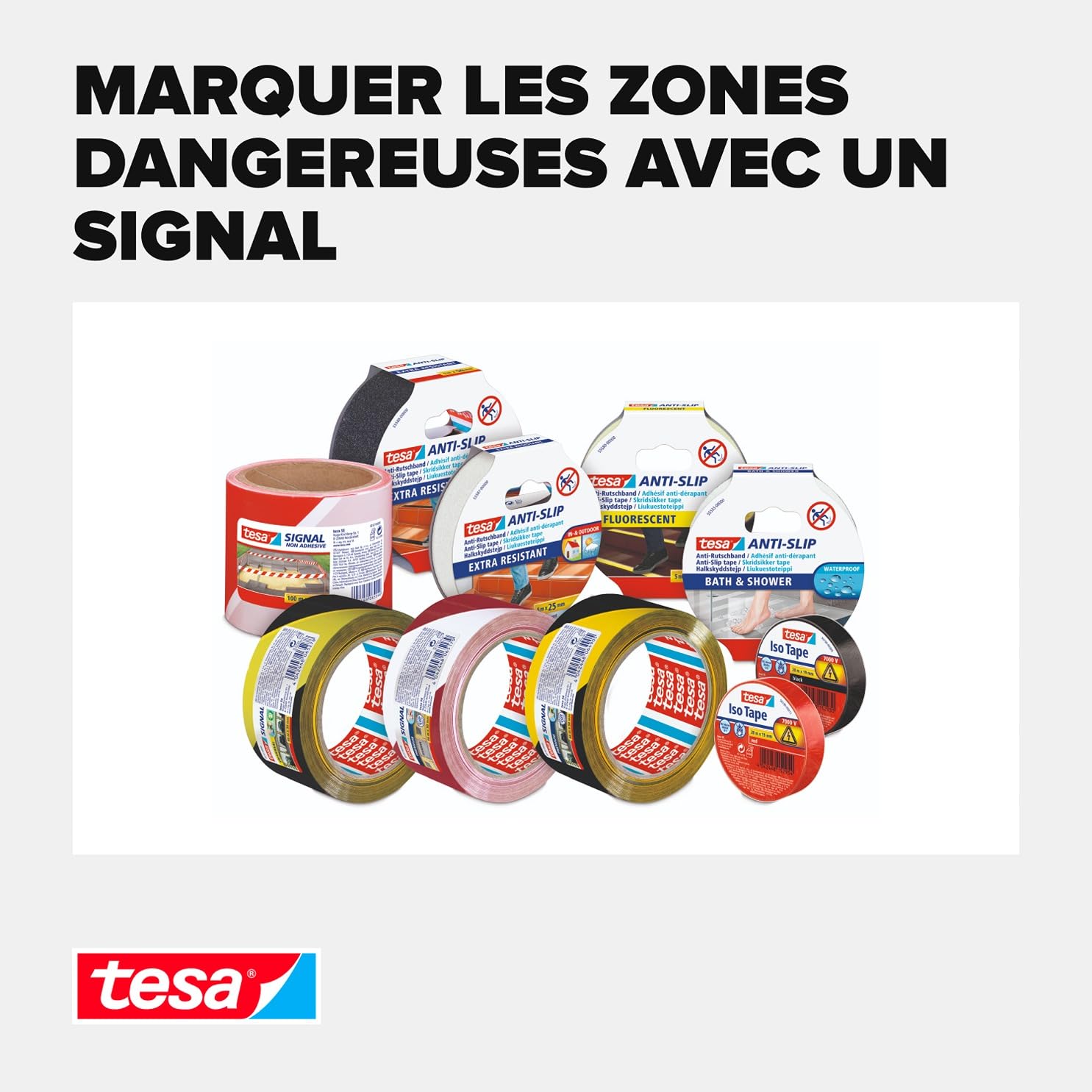 TESA Signal Universel — Ruban de Signalisation 66 m x 50 mm – Image 6