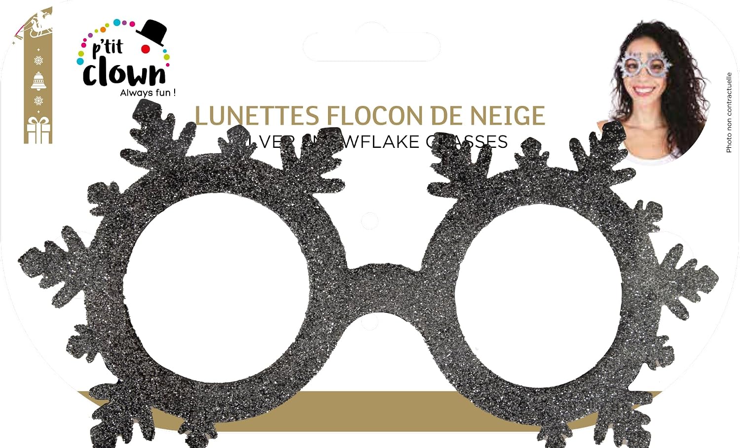P'TIT CLOWN — Lunettes de Noël Adulte Unisexe – Image 2