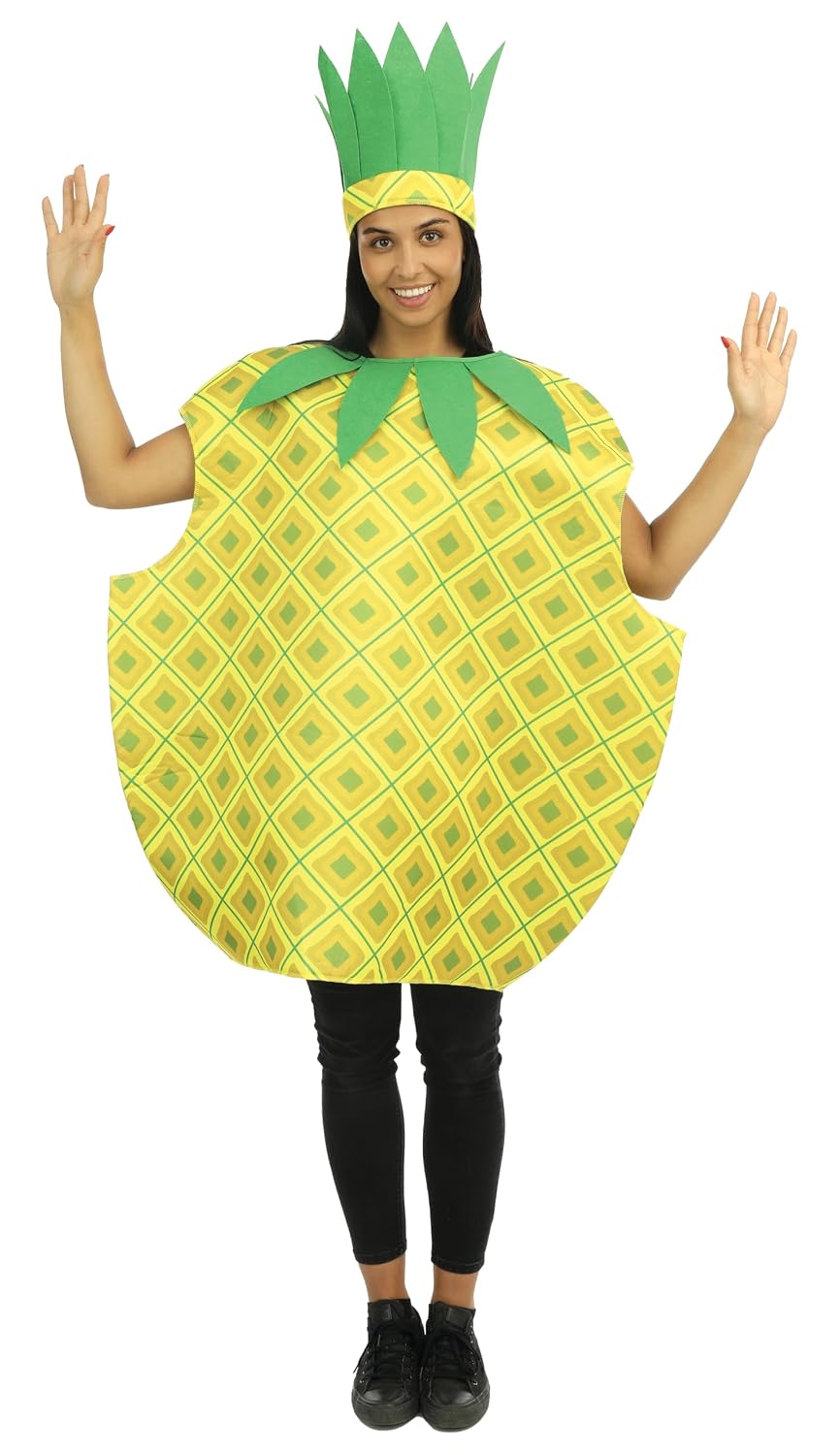 P'TIT CLOWN — Costume Ananas Adulte Taille Unique – Image 3
