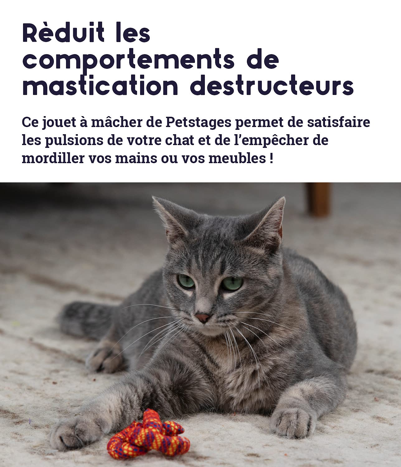 PETSTAGES — Jouet Bretzel pour Chat Taille Unique – Image 4