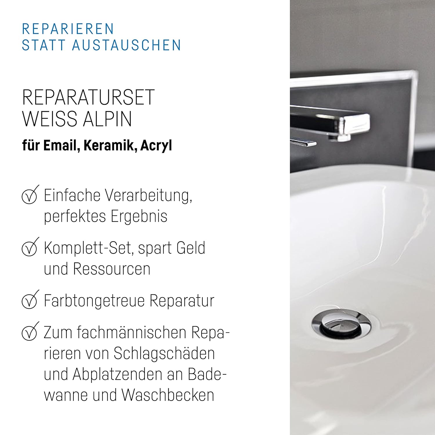 CRAMER — Kit de réparation sanitaire blanc – Image 2