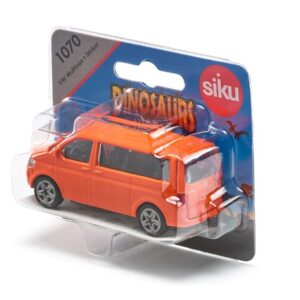 siku 1070, VW Multivan, Métal/Plastique, Rouge, Hayon ouvrable, Crochet de remorquage