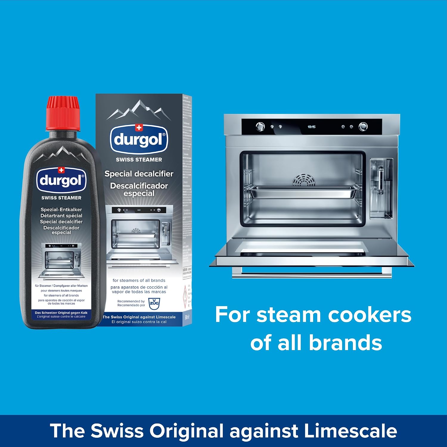 DURGOL Swiss Steamer — Détartrant spécial cuiseur vapeur 500ml – Image 2