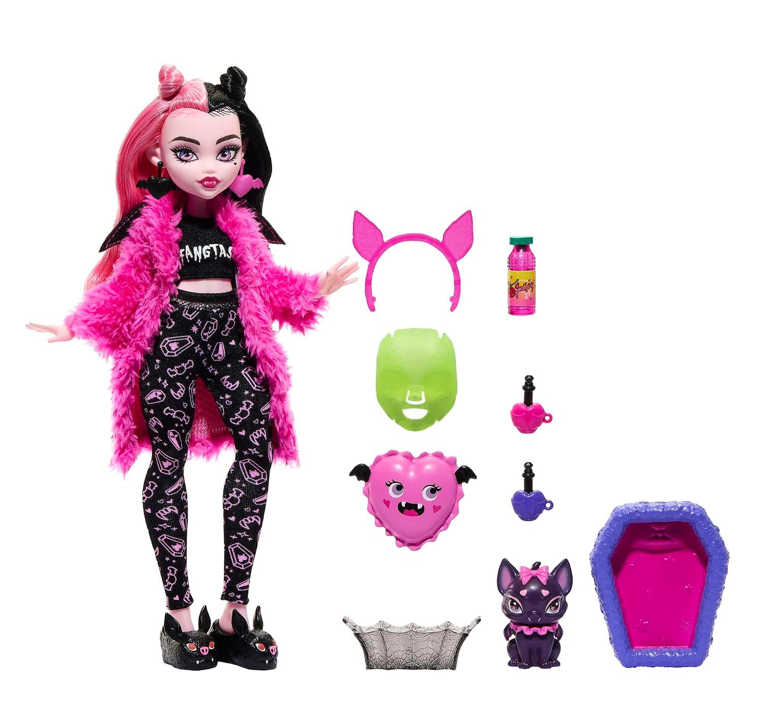 MONSTER HIGH — Coffret Soirée Pyjama Draculaura – Image 3