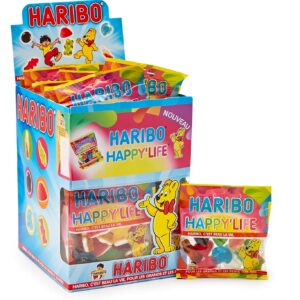 HARIBO - Happy Life - Assortiment De Bonbons Sans Colorants Artificiels - Mini Sachet - 30 x 40 g