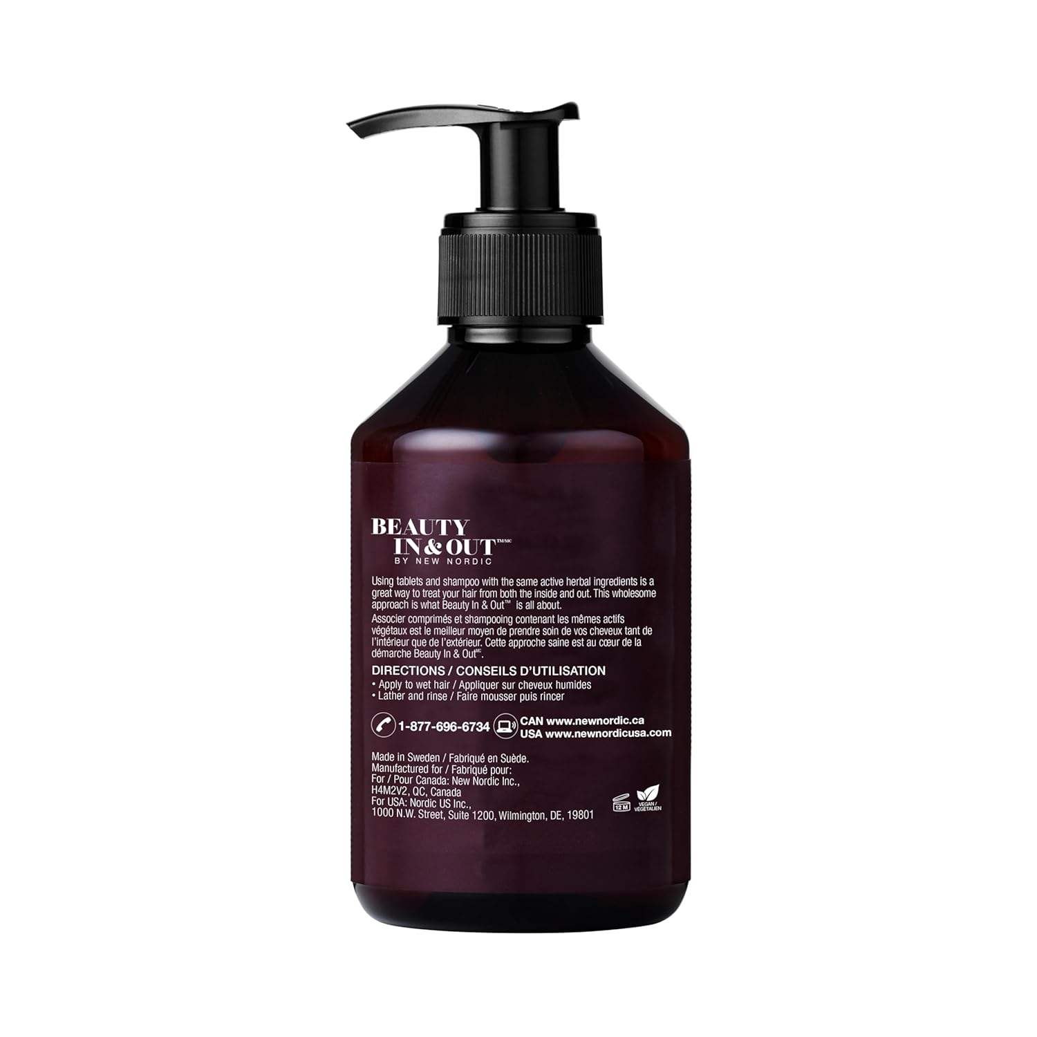 NORDIC HAIR — Shampooing volumisant 250 ml cheveux secs et abîmés – Image 5