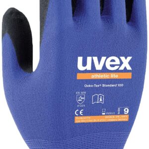 Uvex 6002710 Athletic lite, taille. 10 gants d'assemblage, 1 paire