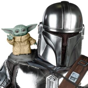 RUBIE'S Licence Officielle Star Wars - Accessoire Déguisement d'Épaule Bébé Yoda - Taille Unique - Ajoutez une Touche Magique à Votre Déguisement Mandalorian - Convient aux Enfants et aux Adultes