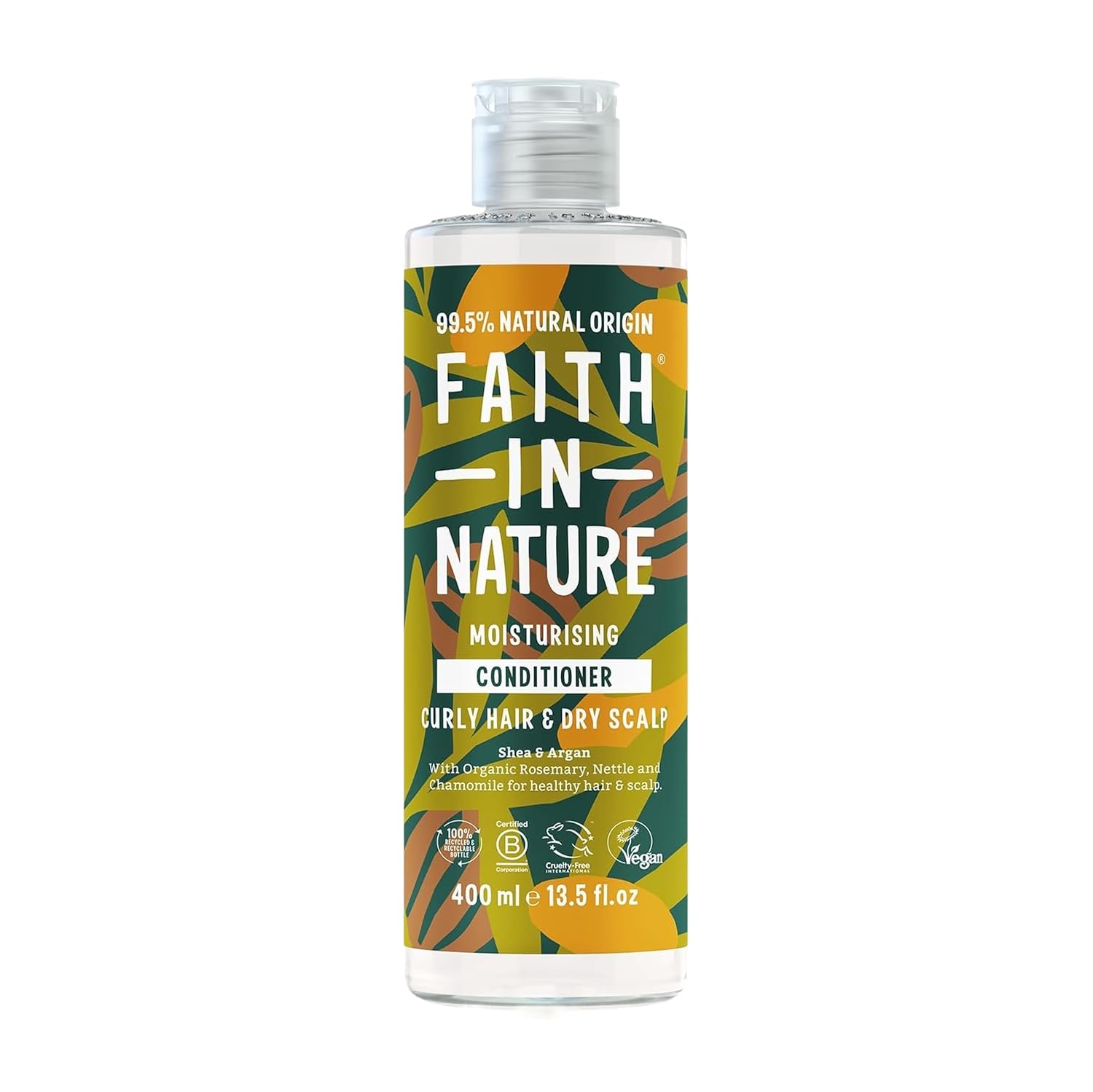 Faith In Nature Après-Shampooing Naturel au Karité et à l'Argan, 400ml