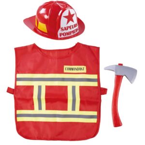 P'TIT CLOWN - 66691 - Set pompier - enfant - taille unique