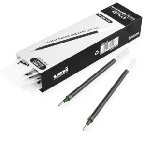 Uni-Ball Signo UM-153 Lot de 12 recharges pour stylo à encre gel Pointe 1,0 mm Noir