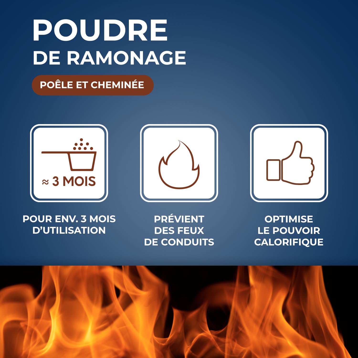 STARWAX — Poudre de Ramonage 1kg pour Poêle et Cheminée – Image 2