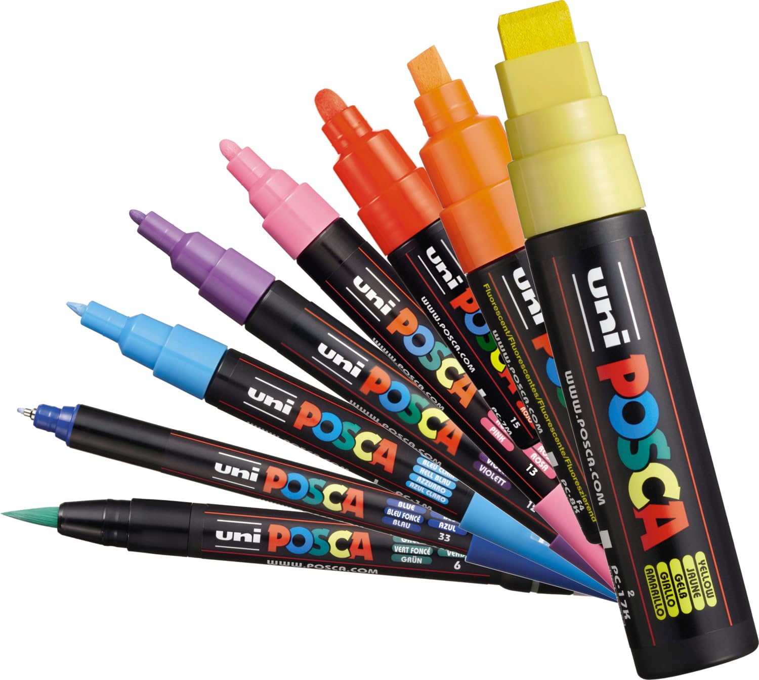 POSCA — Marqueur pointe extra fine bleu clair – Image 2