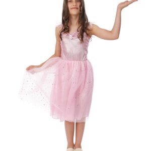 P'TIT CLOWN - Déguisement Princesse Fille - Fairytale Princess - Robe - Costume Enfant Anniversaires, Carnaval, Cosplay, Fêtes Costumées et Évènements à Thème (Rose, 3/4 ans)