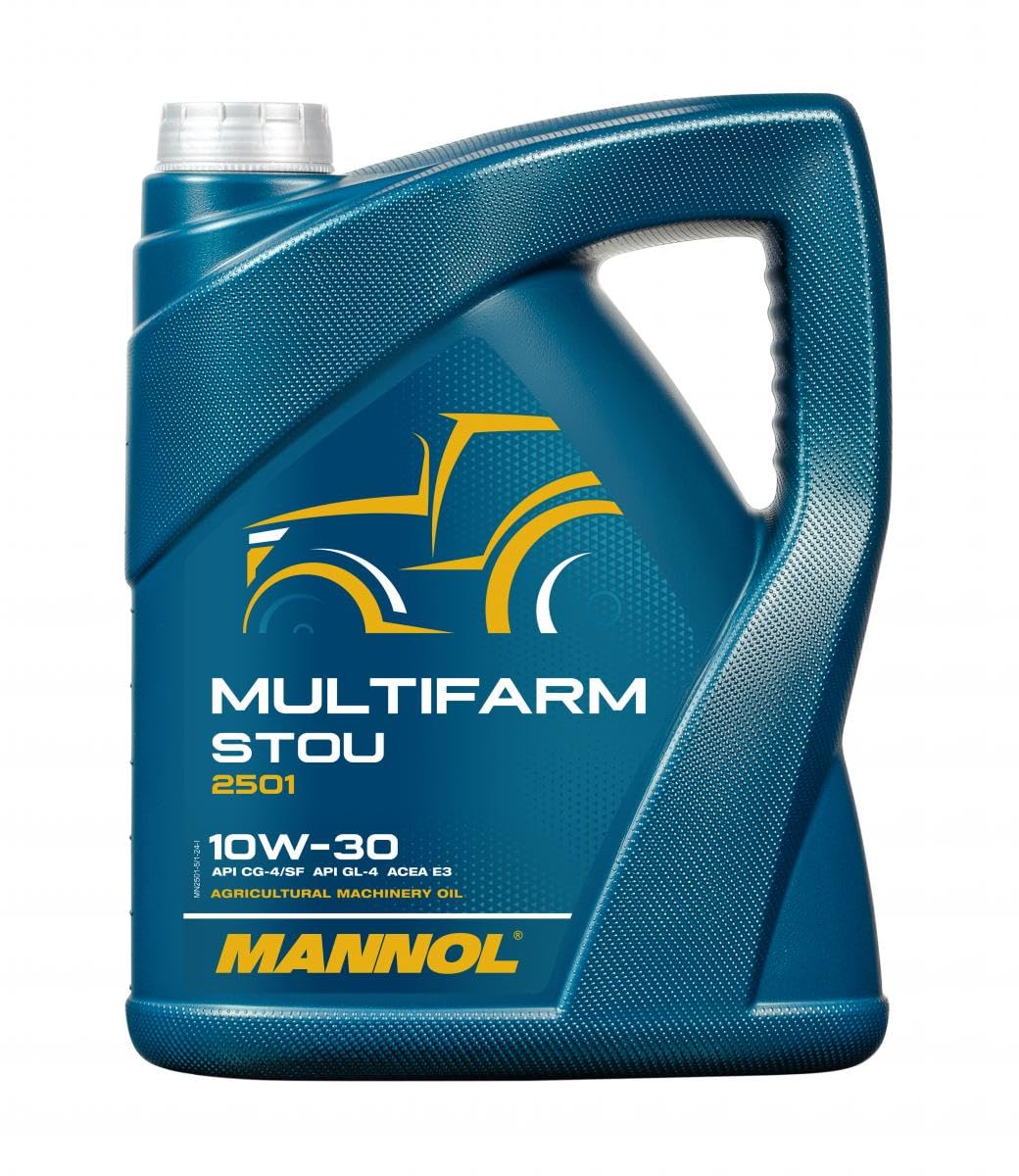 MANNOL Huile moteur Multifarm 10W-30 Huile ACEA E3 API CE API CD API SF API GL-4 API CG-4 API CF-4 API CF STOU 5 L
