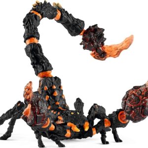 Schleich ELDRADOR Creatures | Scorpion de Lave 70142 | Figurine Monstre ELDRADOR avec Pinces Mobiles et Queue venimeuse Filles et garçons | dès 7 Ans | 21 x 14 x 14 cm