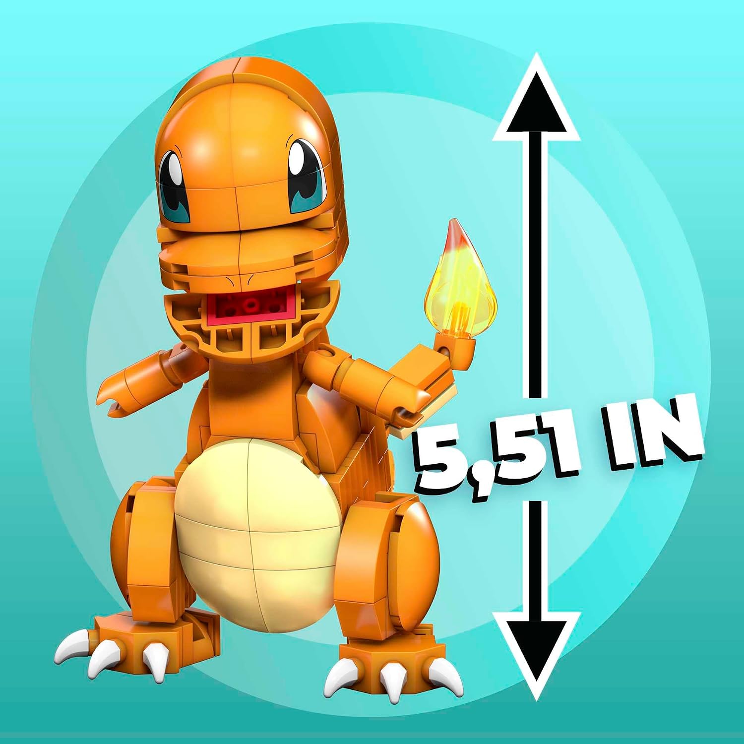 MEGA Pokémon — Figurine Salamèche à Construire 14 cm – Image 5