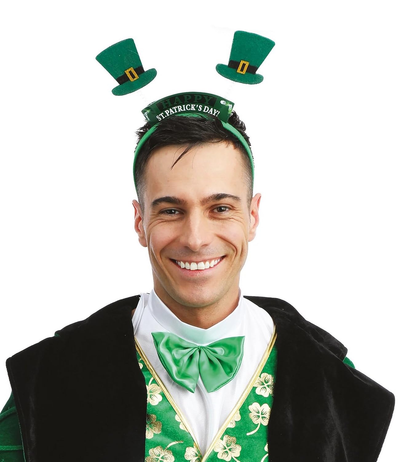 P'TIT CLOWN — Serre-tête Saint Patrick Adulte Vert – Image 2
