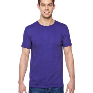 Fruit of the Loom T-Shirt à Manches Courtes pour Homme, Violet, Large