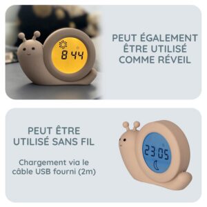 Alternative view of ALECTO BC110BE Simon — Réveil éducatif enfant veilleuse