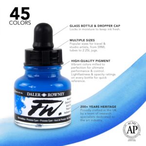 Alternative view of DALER ROWNEY FW — Set primaire encres acryliques 6 x 29,5 ml