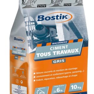 Sac de ciment gris tous travaux 5 kg - Bostik