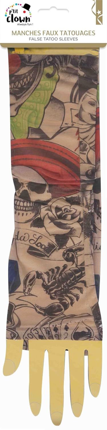 P'TIT CLOWN — Manches Faux Tatouages 42 x 10 – Image 4