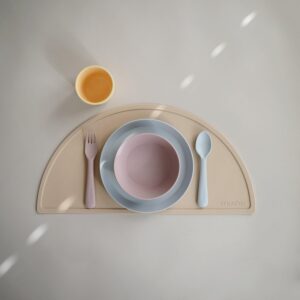 Alternative view of MUSHIE — Assiette pour Enfants réutilisable Soft Lilac